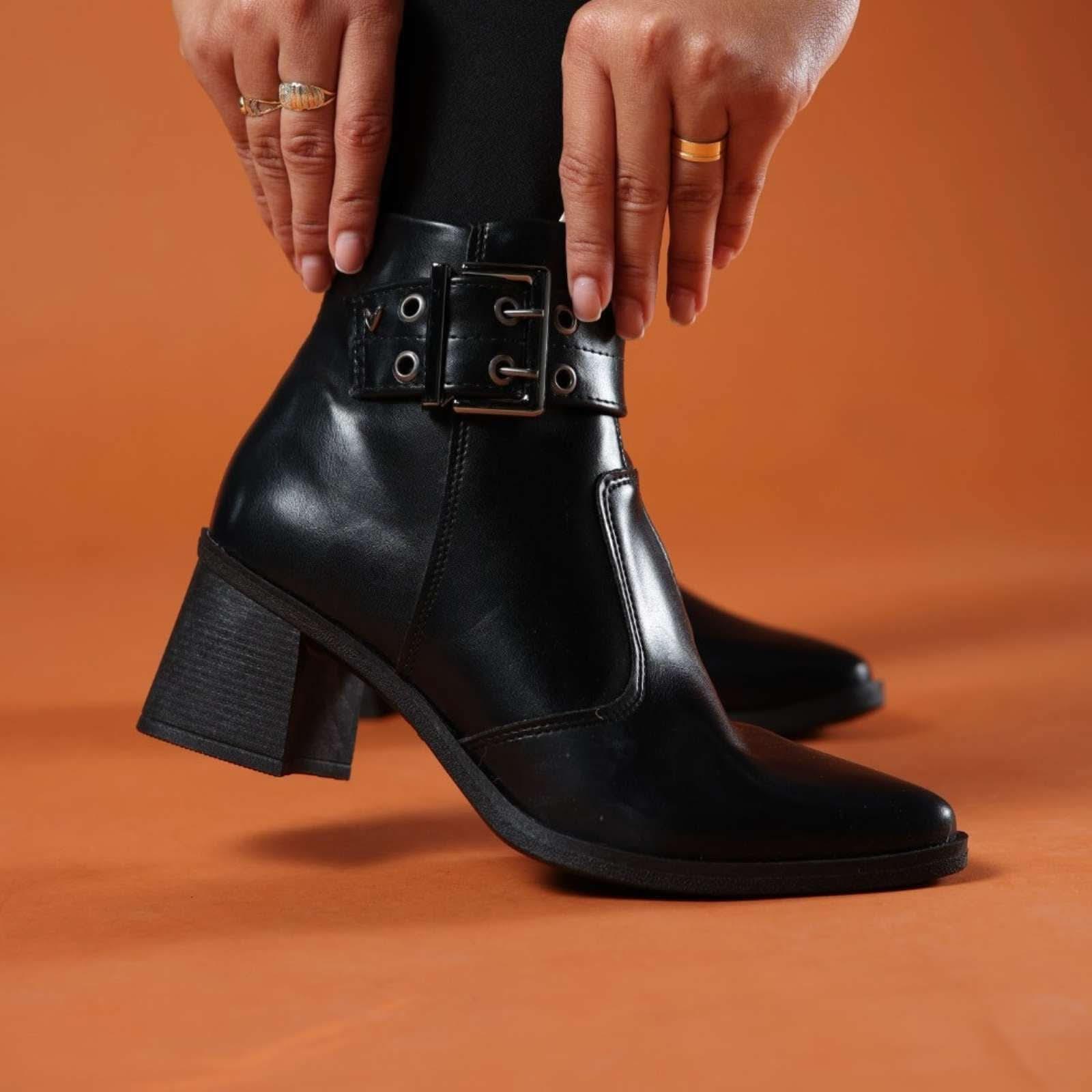 BOTA FEMININA ULTRACONFORTO COURO NAPA GALBANI - Banana Calçados -